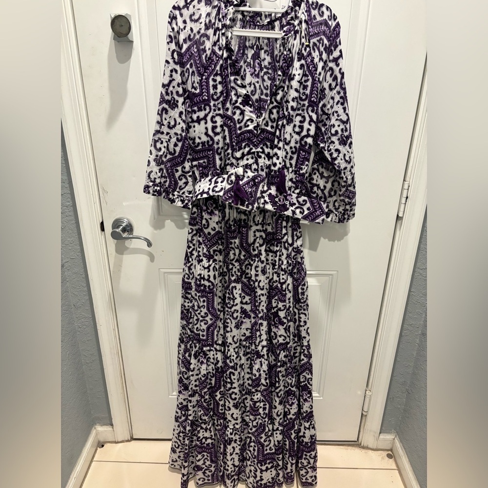 Samantha Sung  floral dress belted sz 10